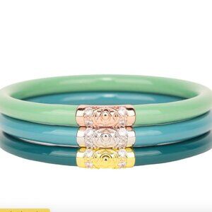 NWT Budhagirl All weather bangles budhagirl bracelets, size small, color Fjord